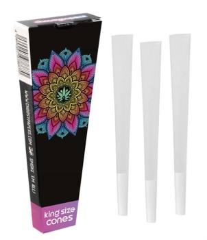 choosypapers King Size Cones 3Pack Mandala